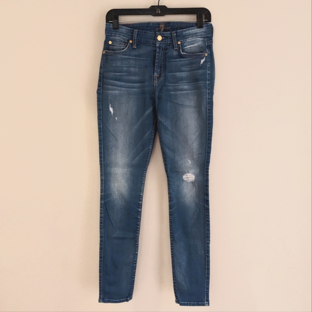 7 For All Mankind The mid rise skinny jeans - 27